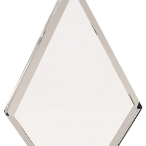 Clear diamond acrylic award - BAC032