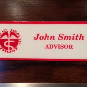 1 x 3 Name Badge